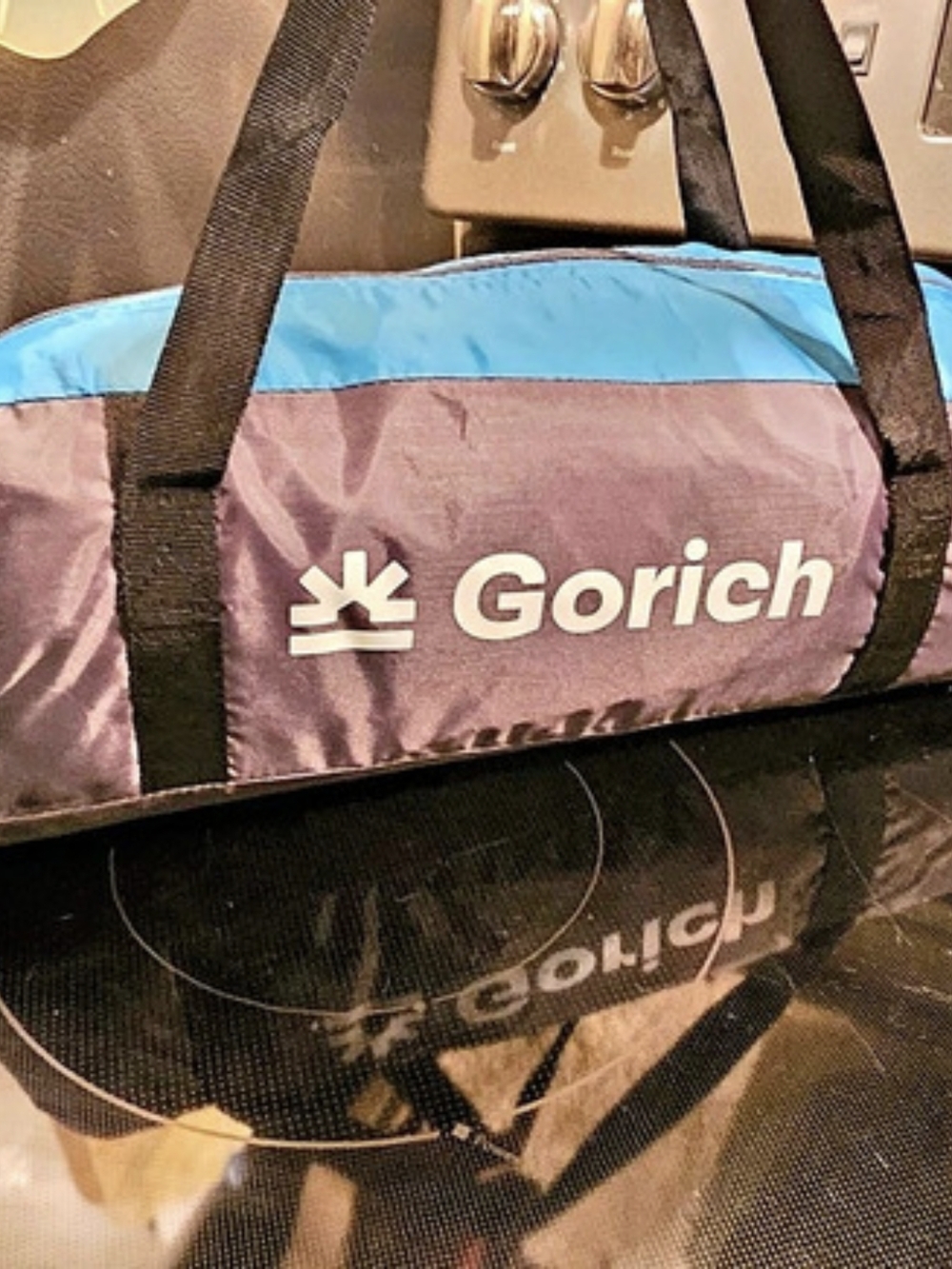 Gorich Beach Tent with Carrying Bag Blue & Purple
